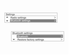 Bluetooth ayarları]