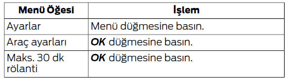 Motorun Çalıştırılması ve Durdurulması