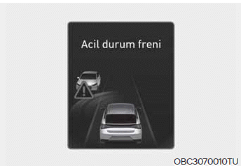 Önden Çarpma Önleme Yardımı (FCA) (Sensör füzyon tipi)