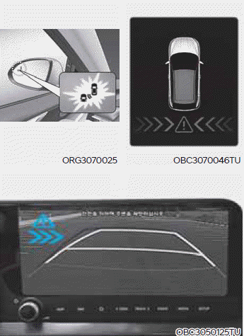 Arka Çapraz Trafik Çarpışma Uyarı (RCCW) sistemi